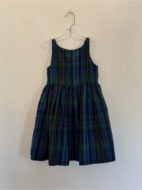 Ralph Lauren Girls Classic Plaid Dress